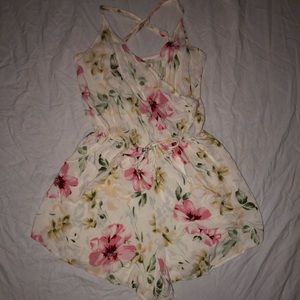 Hollister XS Floral Romper